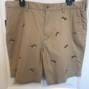 Polo 9” stretch fit khaki shorts